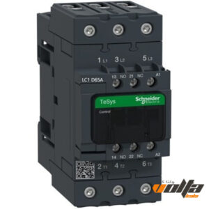 قیمت کنتاکتور 65 آمپر اشنایدر کد LC1D65 بوبین ۲۲۰ ولت AC