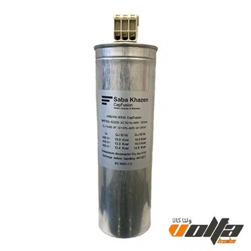 خازن 15.0 کیلووار استوانه ای رزینی 400 ولت (MKP400-D-15.0)