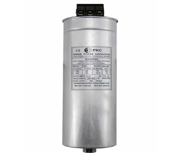 خازن 1.5 کیلووار PKC 400V پرتو خازن