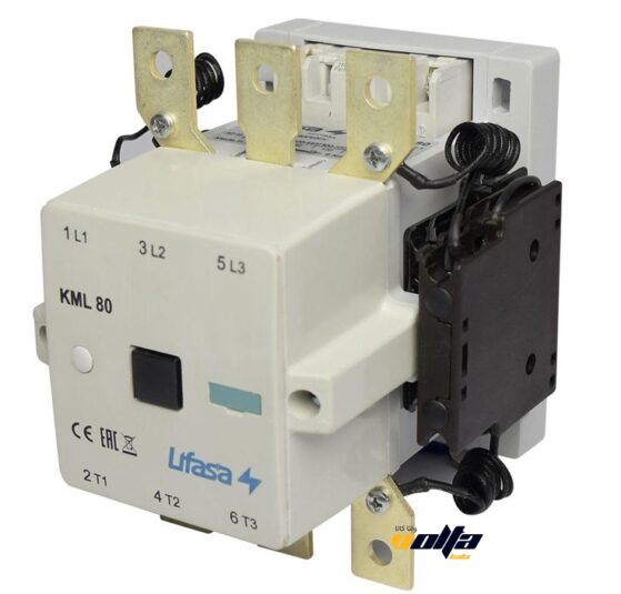 کنتاکتور خازنی لیفاسا LIFASA KML80 با ظرفیت 80 کیلووار